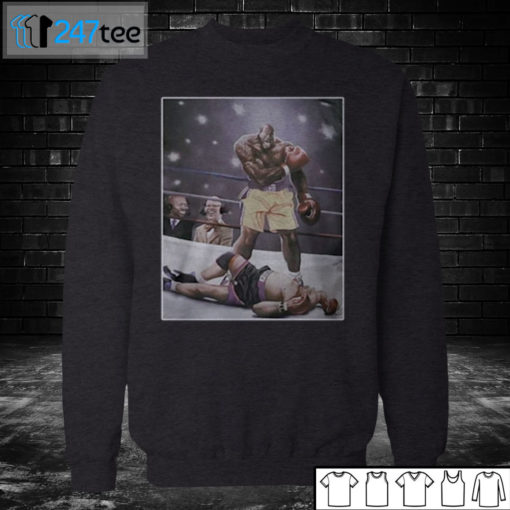 Sweatshirt Shaquille ONeal knocked out Charles Barkley Shirt