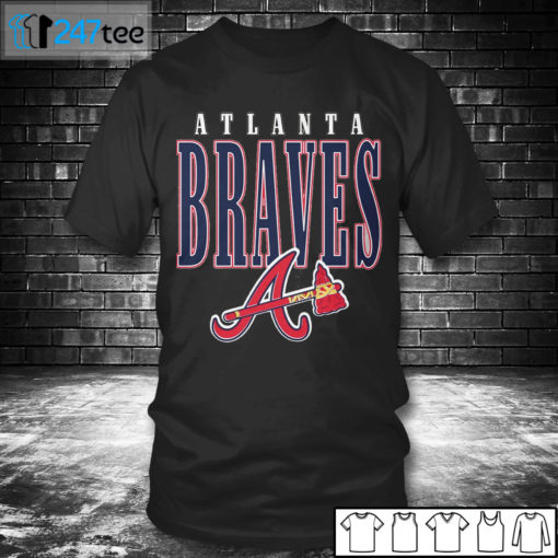 T shirt Atlanta Braves Retro 1990s MLB T shirt