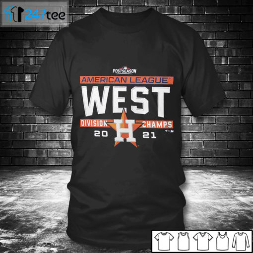 T shirt Houston Astros 2021 AL West Division Champions T Shirt