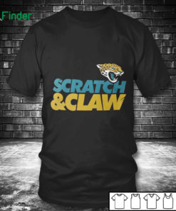 T shirt Jacksonville Jaguars Hometown Scratch Claw T Shirt