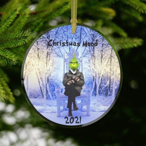 The Grinch 2021 Christmas Mood Pandemic ornament