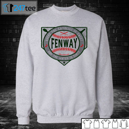 Unisex Sweatshirt Fenway where the caroline is sweet and the water is Dirty Shirt