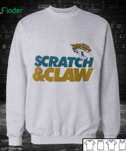 Unisex Sweatshirt Jacksonville Jaguars Hometown Scratch Claw T Shirt