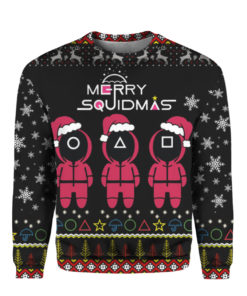 SquidGame Squidmas Ugly Christmas Sweater