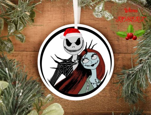 jack and sally christmas ornament 1