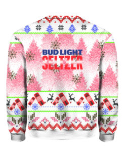 Perpermint Pattie Bud Light Ugly Christmas Sweater