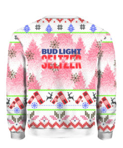 Perpermint Pattie Bud Light Ugly Christmas Sweater