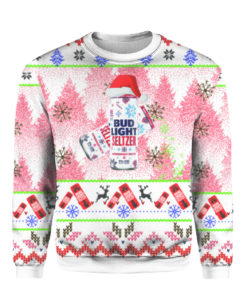 Perpermint Pattie Bud Light Ugly Christmas Sweater