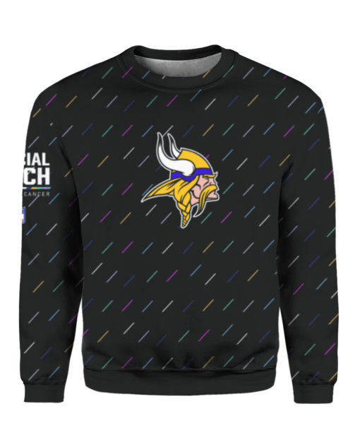 Minnesota Vikings 2021 NFL Crucial Catch Pullover Hoodie