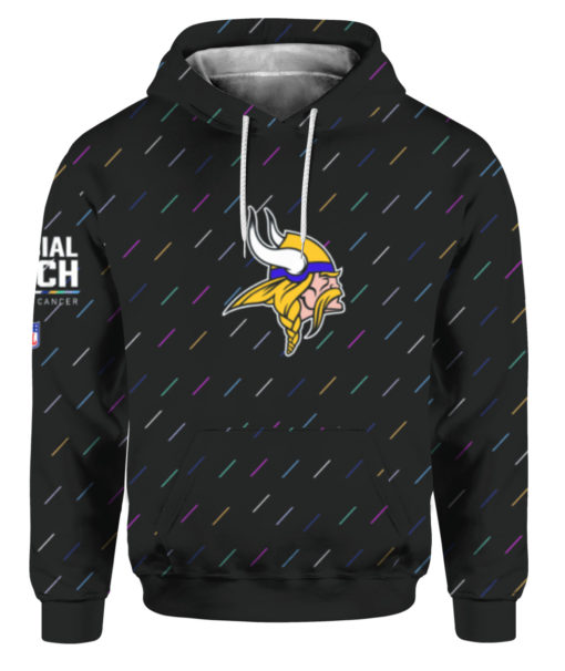 Minnesota Vikings 2021 NFL Crucial Catch Pullover Hoodie