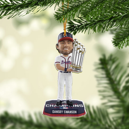 DANSBY SWANSON Atlanta Braves World Series 2021 Champions Ornament