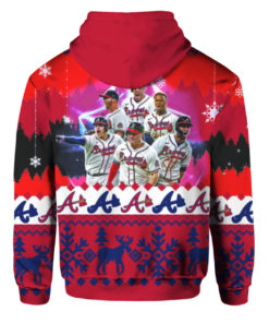 Let’s Go Atlanta Braves Ugly Christmas Sweater