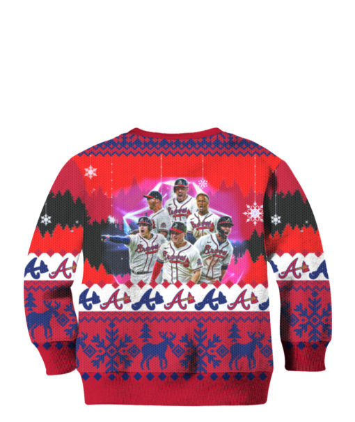 Let’s Go Atlanta Braves Ugly Christmas Sweater