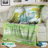 Bulbasaur Secret Wonders Pokemon Trading Card Fleece Blanket