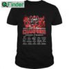 CINCINNATI BEARCATS 2021 ACC UNDEFEATED CHAMPIONS SIGNATURES THANK SHIRT