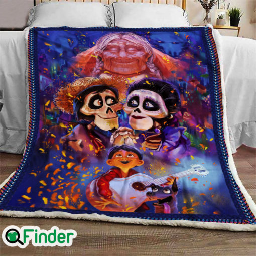 Coco Movie Disney Blanket Christmas Gift