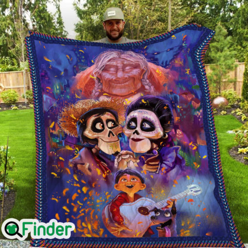 Coco Movie Disney Blanket Christmas Gift2