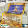 Cubone Pokemon Trading Card Fleece Blanket