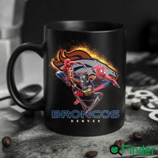 Denver Broncos Spider Man No Way Home Mug