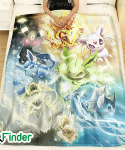 Eevee Evolutions Custom Fleece Blanket 1