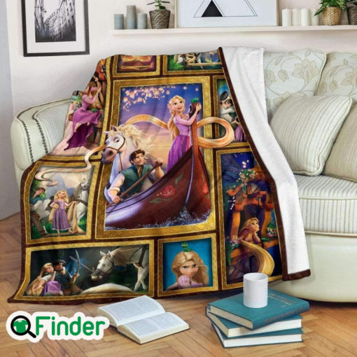 Flynn Rider Tangled Rapunzel Princess Disney Blanket 2021