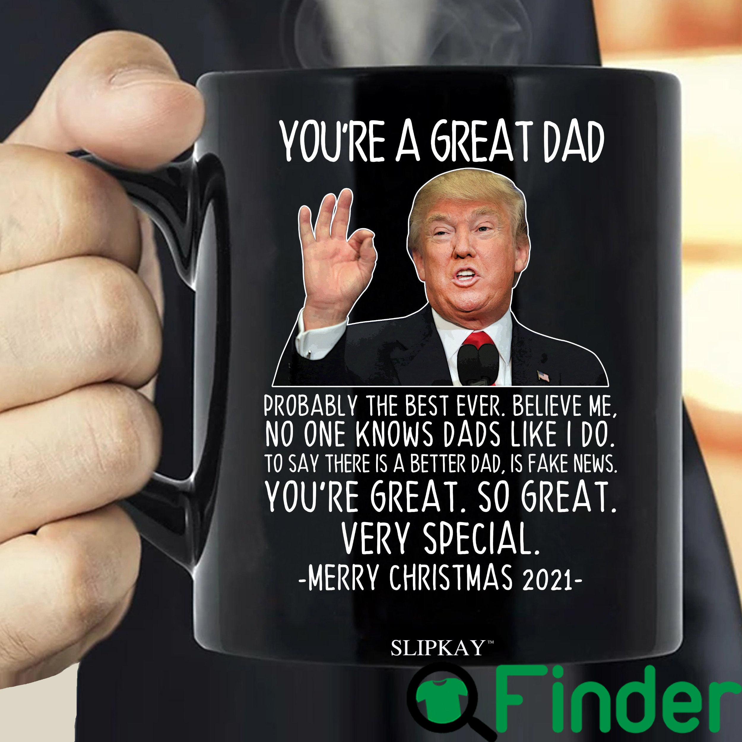 Great Dad Trump Speech Christmas Gift Mug