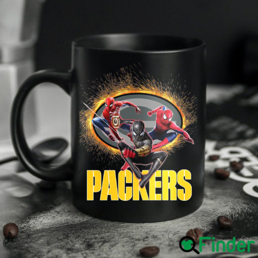 Green Bay Packers Spider Man No Way Home Mug 1