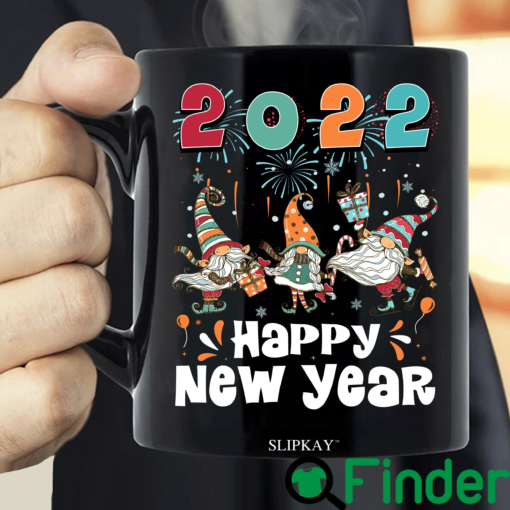 Happy New Year 2022 Gnomes Mug 1