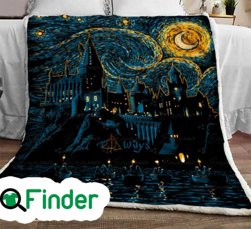 Harry Potter Hogwarts Fleece Blanket