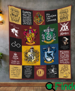 Harry Potter Quilt Blanket Christmas Gifts For Fan