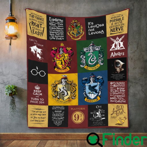 Harry Potter Quilt Blanket Christmas Gifts For Fan