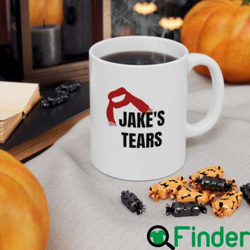 Jake's Tears Coffee Mug, Where's the Scarf Jake XO Taylor Swift Mug ...