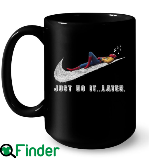 Just Do It Later Spider Man Coffee Mug