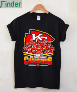 Kansas City Chiefs 2021 AFC championship Champions signatures shirt 1