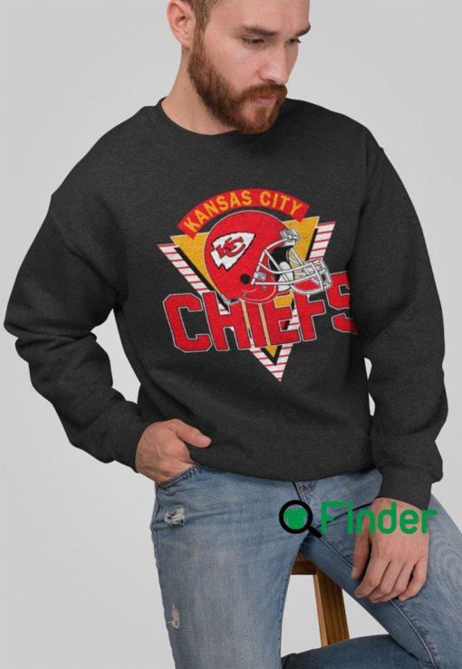 Kansas City Chiefs Crewnec Vintage Football Sweatshirt 2