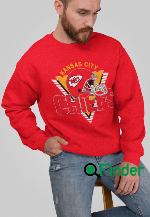 Kansas City Chiefs Crewnec Vintage Football Sweatshirt