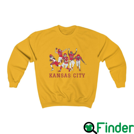 Kansas City Chiefs Vintage Football Crewneck Sweatshirt 2