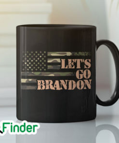 Lets Go Brandon American Flag Anti Biden Political New Mug