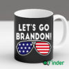 Let's Go Brandon American Flag Sunglasses Anti Biden Political New Mug