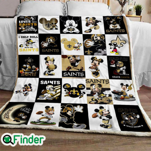 Mickey And Football Disney Blanket 1