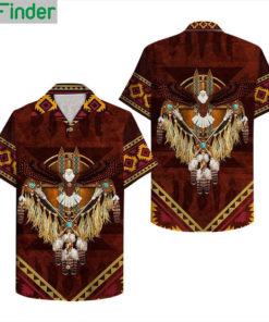 Native American Eagle Hawaiian Shirt 3