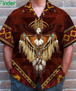 Native American Eagle Hawaiian Shirt 4