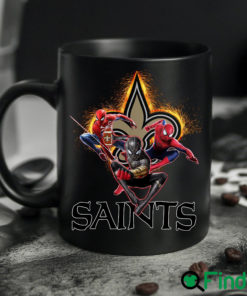 New Orleans Saints Spider Man No Way Home Mug