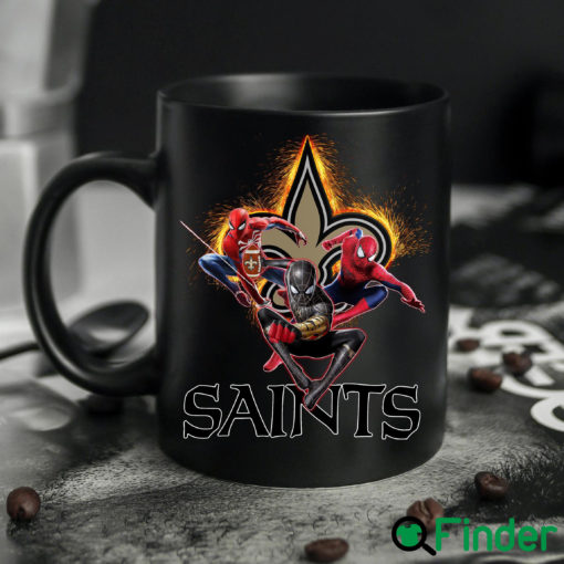 New Orleans Saints Spider Man No Way Home Mug