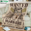 One piece Bentham 27S Wanted soft blanket