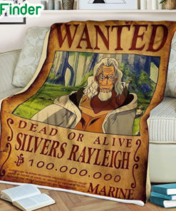 One piece Blanket Silver Rayleigh wanted soft blanket