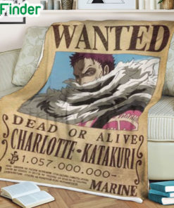 One piece Charlotte Katakuri wanted soft blanket