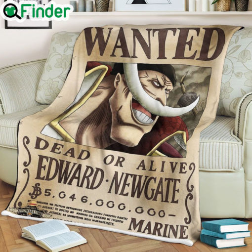 One piece Edward Newgate Wanted soft blanket