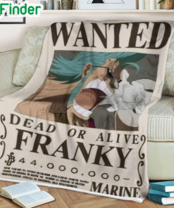 One piece Franky 27S Wanted soft blanket