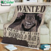 One piece Marshall D Teach Wanted dead or alive soft blanket